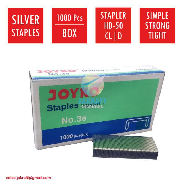 

Staples JOYKO No.3E Refill Isi Segala Merek Stapler Hekter Besar HD50 JQZ439