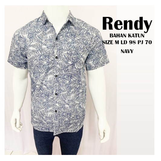 Kemejalaku Kemeja Hawai Bunga Bunga Cowok Floral Printed Kiwi Blue hawai pria kemeja pantai