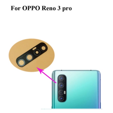 Camera Lens Lensa kamera kaca kamera belakang Oppo Reno 3 Pro Reno3 Pro