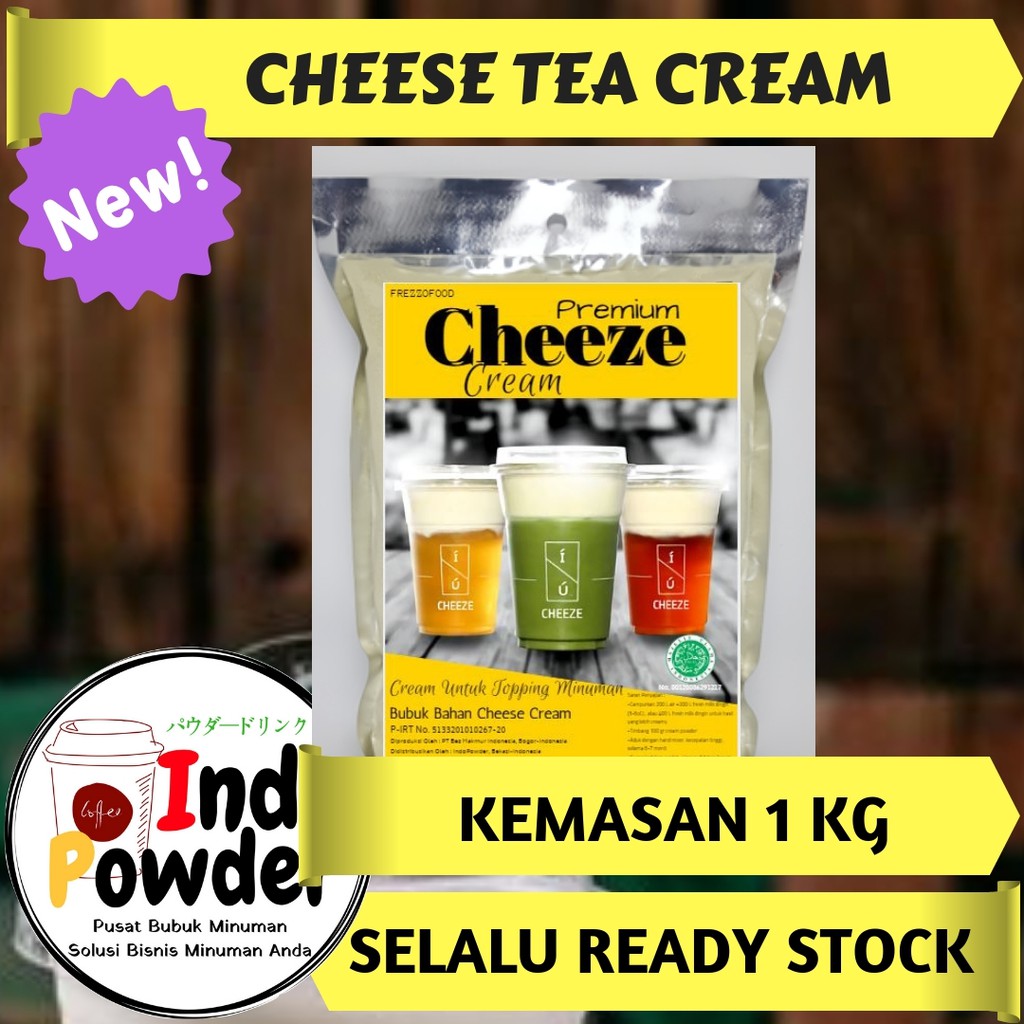 PREMIUM Cheese cream 1Kg / Cheese tea cream 1Kg / Cream cheese / Cheese foam / Cheese tea foam