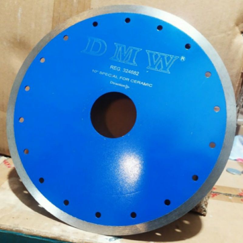 Mata gerinda potong Keramik 10 Inch DMW Diamond cutting wheel Mata Gurinda potong batu Tile cutting
