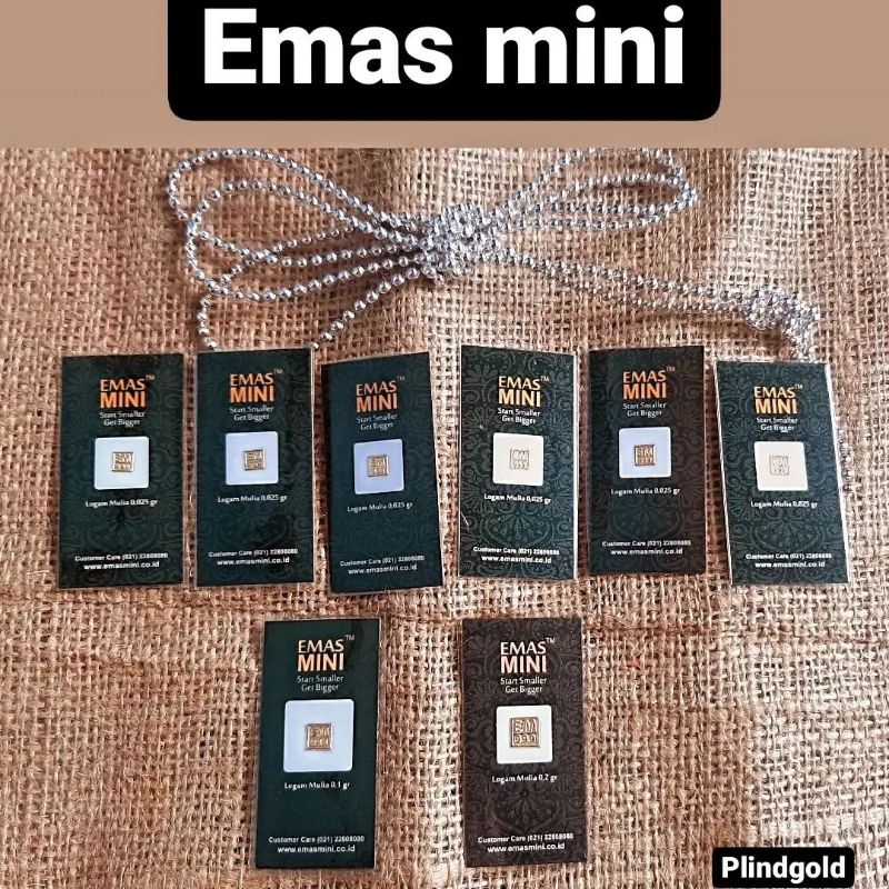 emas mini 0,025 gram