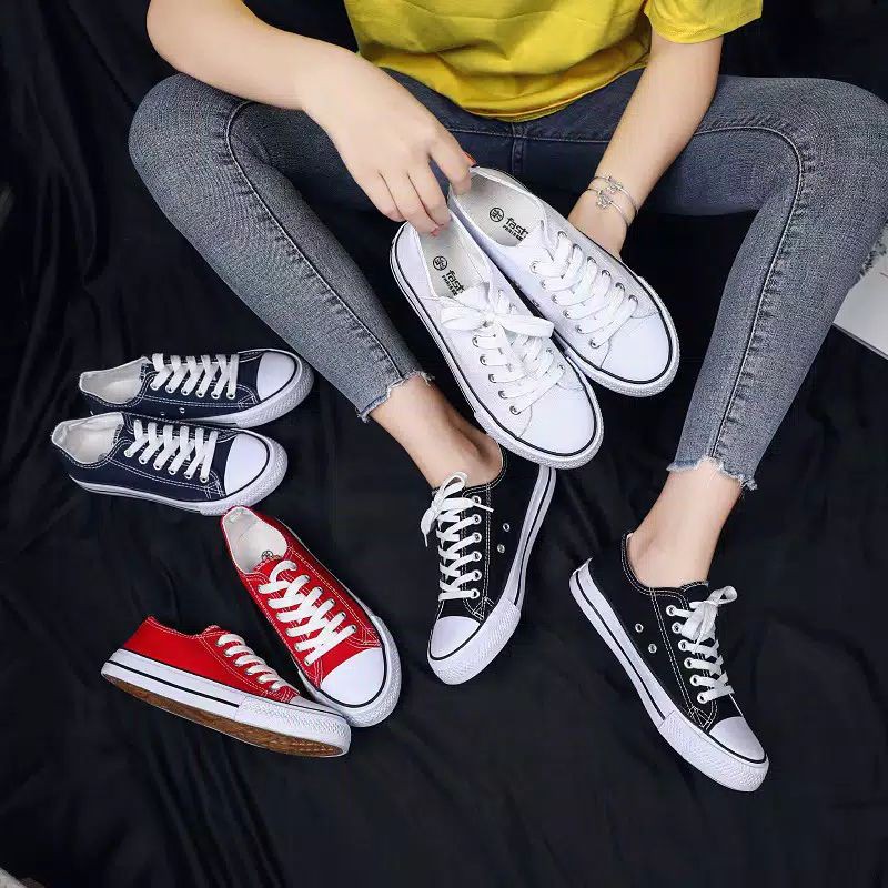 Sepatu sneaker couple Converse klasik 2psg/TANPA BOX