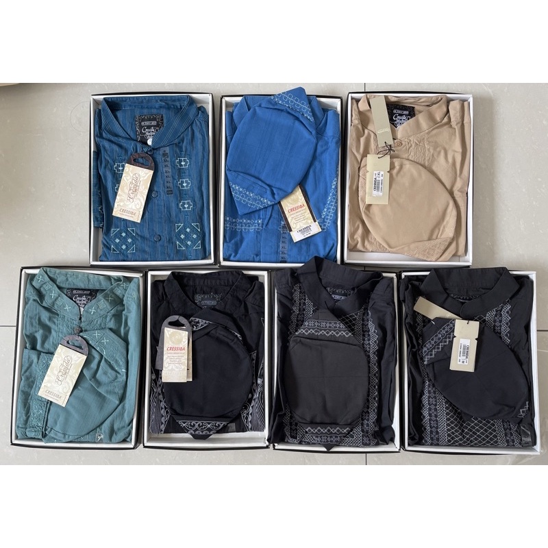 [LIMITED EDITION] Baju Koko Cressida lengan panjang/pendek