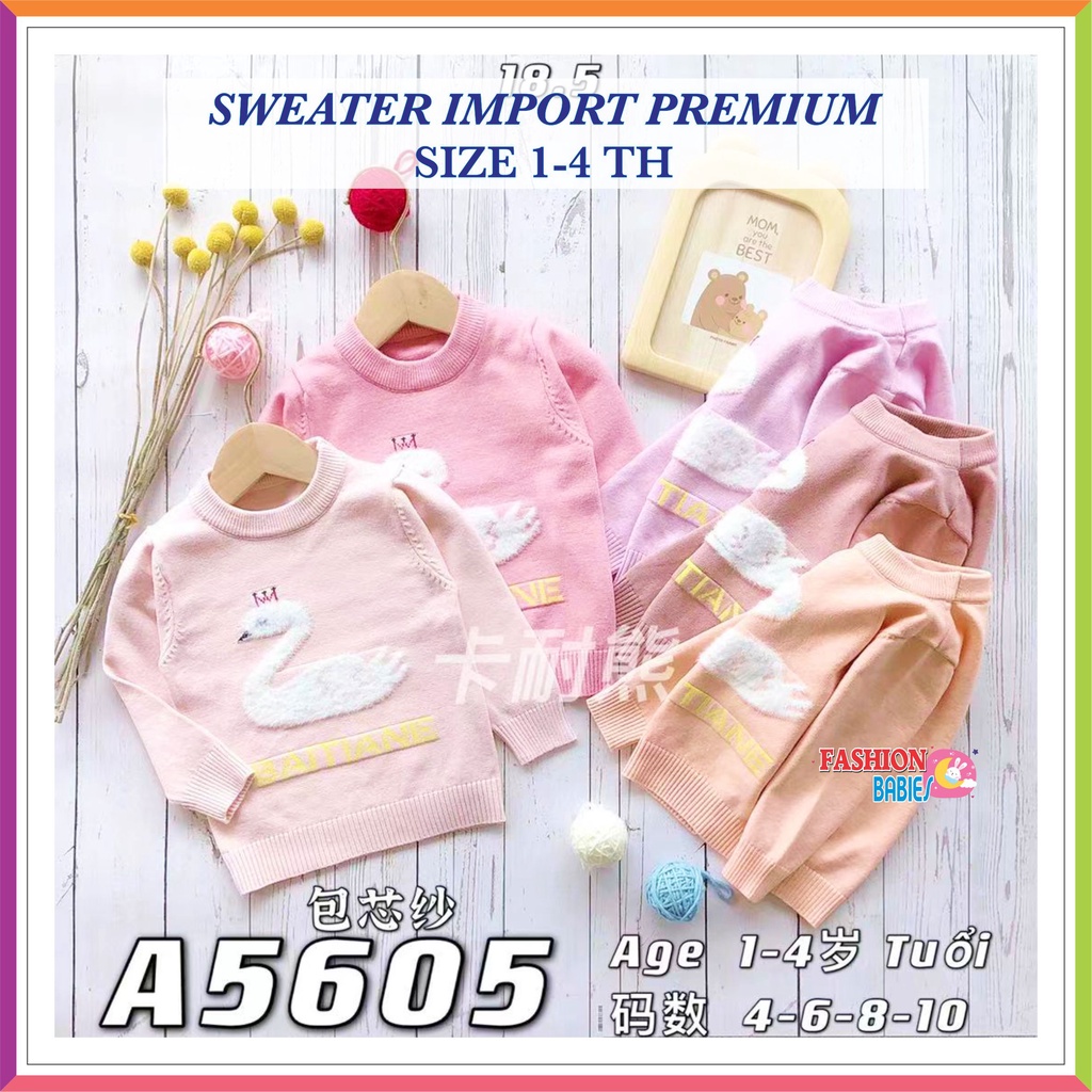 ❤ Fashionbabies ❤ SWEATER RAJUT IMPOR PREMIUM OBLONG KARAKTER