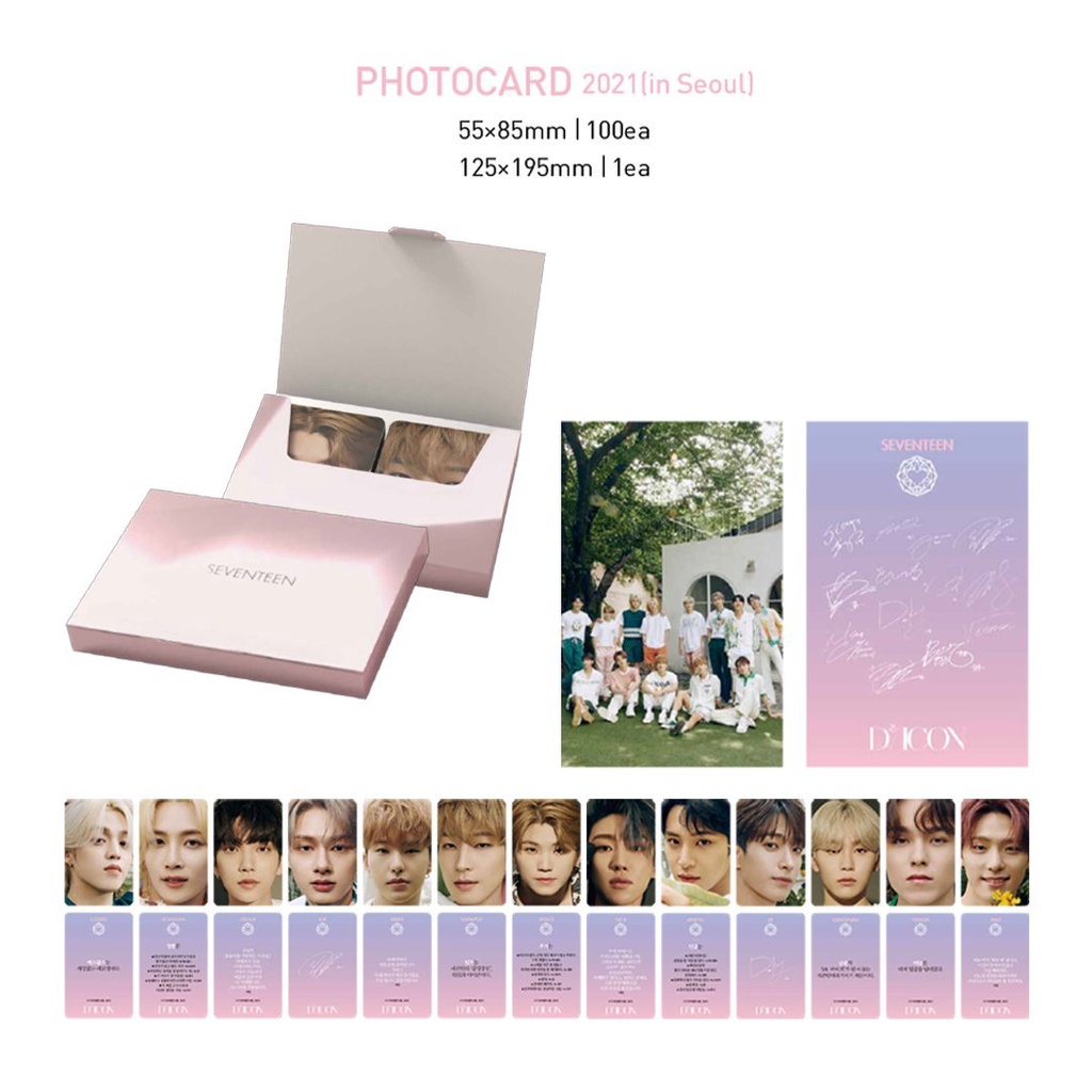 [READY] SEVENTEEN - DICON 101 PHOTOCARD
