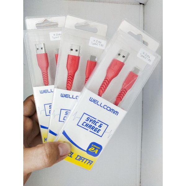 kabel data USB to type C Wellcomm 1.5 m