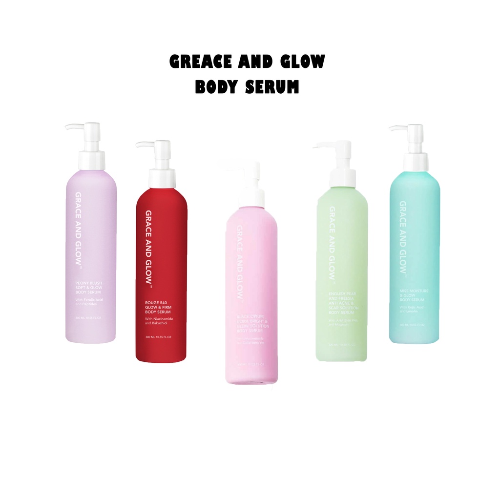 Jual Grace And Glow Body Serum Ml Shopee Indonesia