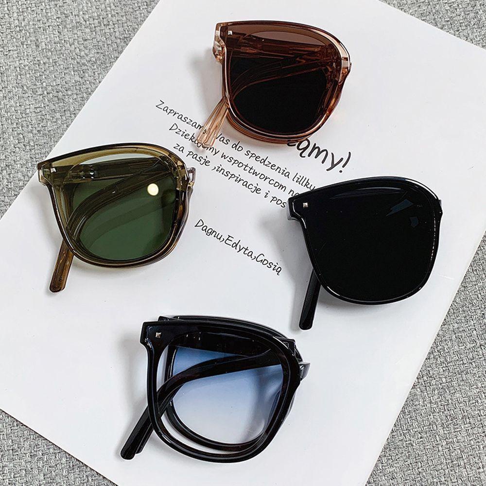 AUGUSTINA Kacamata Hitam Lipat Anti UV Outdoor Eyes Protect Foldable Eyewear Kacamata Wanita