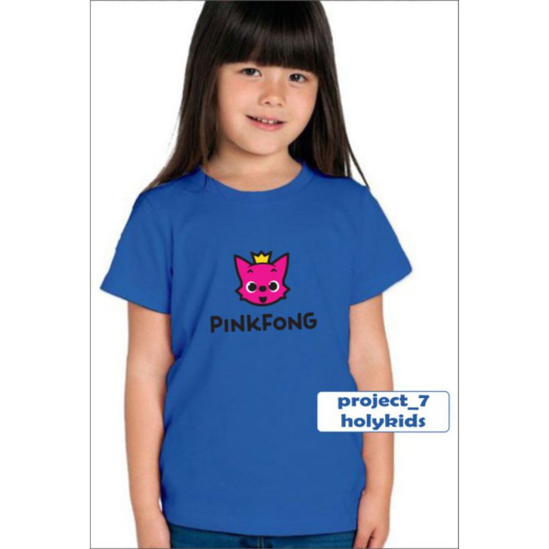 BAJU KAOS BABYSHARK PINKFONG ANAK / TSHIRT BABYSHARK PINKFONG/BAJU BABYSHARK ANAK