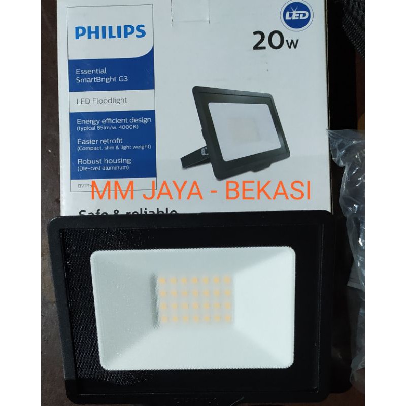 lampu led sorot 20 watt floodlight philips putih