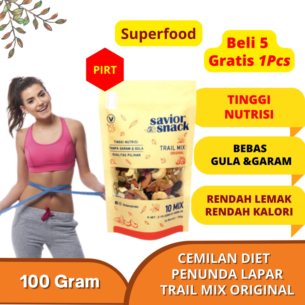 

SNACK DIET RENDAH GULA CEMILAN BERNUTRISI MAKANAN SEHAT PENURUN BERAT BADAN BUKAN OBAT PELANGSING