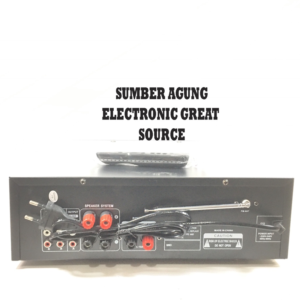 Amplifier BT559 Fleco Power Besar Profesional Digtal Echo Mixer Bluetooth