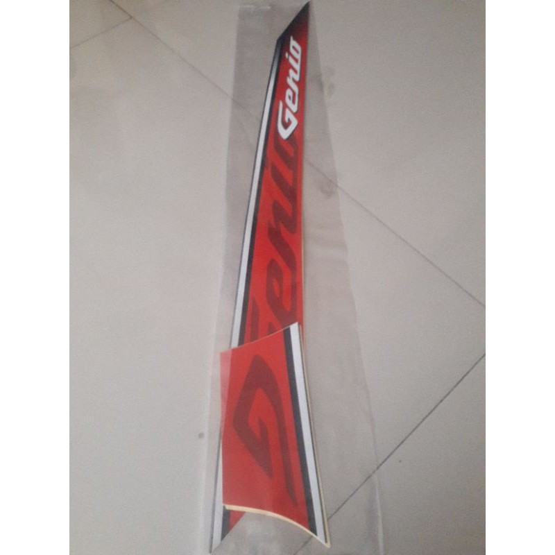 STRIPING STIKER LIS BODY MOTOR HONDA GENIO MERAH 2019