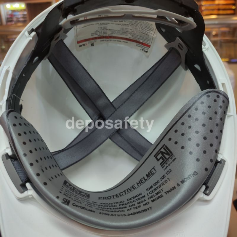 Helm Proyek MSA Lokal Original V GARD Berkualitas - Helm Safety MSA Lokal