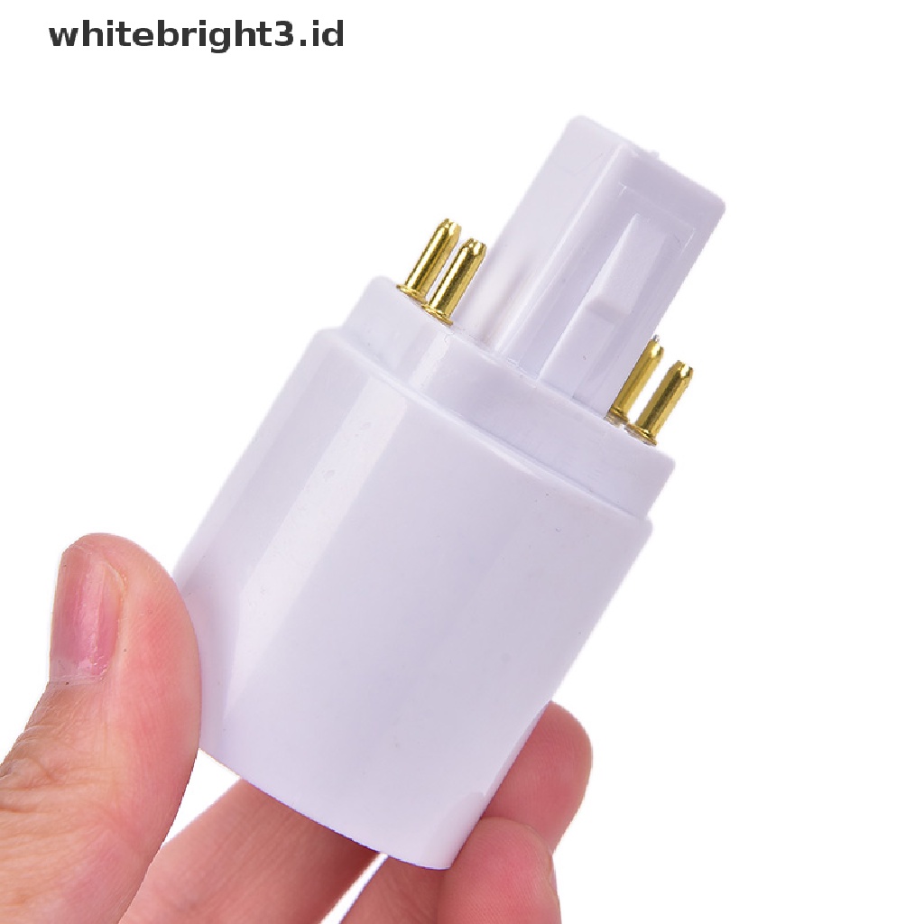 (whitebright3.id) Konverter Fitting Lampu Halogen G24 Ke E27