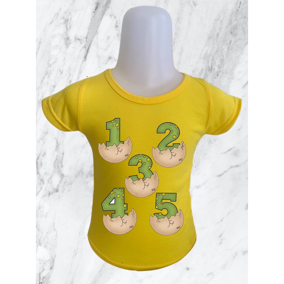 KAOS ANAK LAKI DINO EGG 1-6 TAHUN BAJU ATASAN ANAK FASHION TERMURAH | KAOS OBLONG ANAK