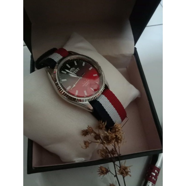 JAM TANGAN PRIA OR TALI CANVAS