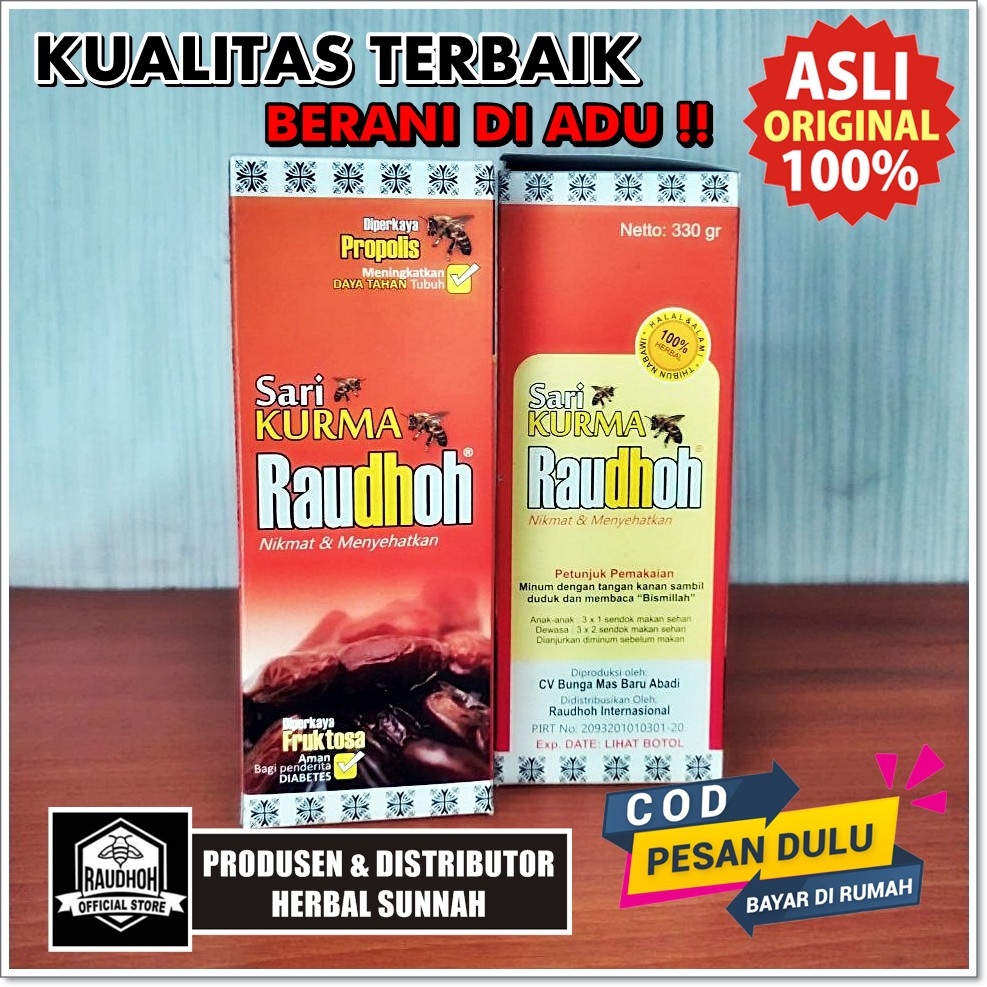

Sari Kurma EKONOMIS Raudhoh 330 gr