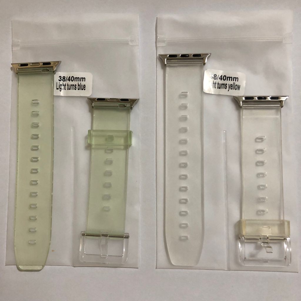 Strap Apple Watch iteeology Light Turns Clear 38mm/40mm 42mm/44mm/45mm/49mm