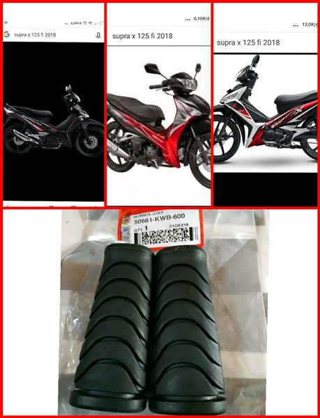 KARET STEP DEPAN HONDA ALL NEW SUPRA X125 FI ORIGINAL