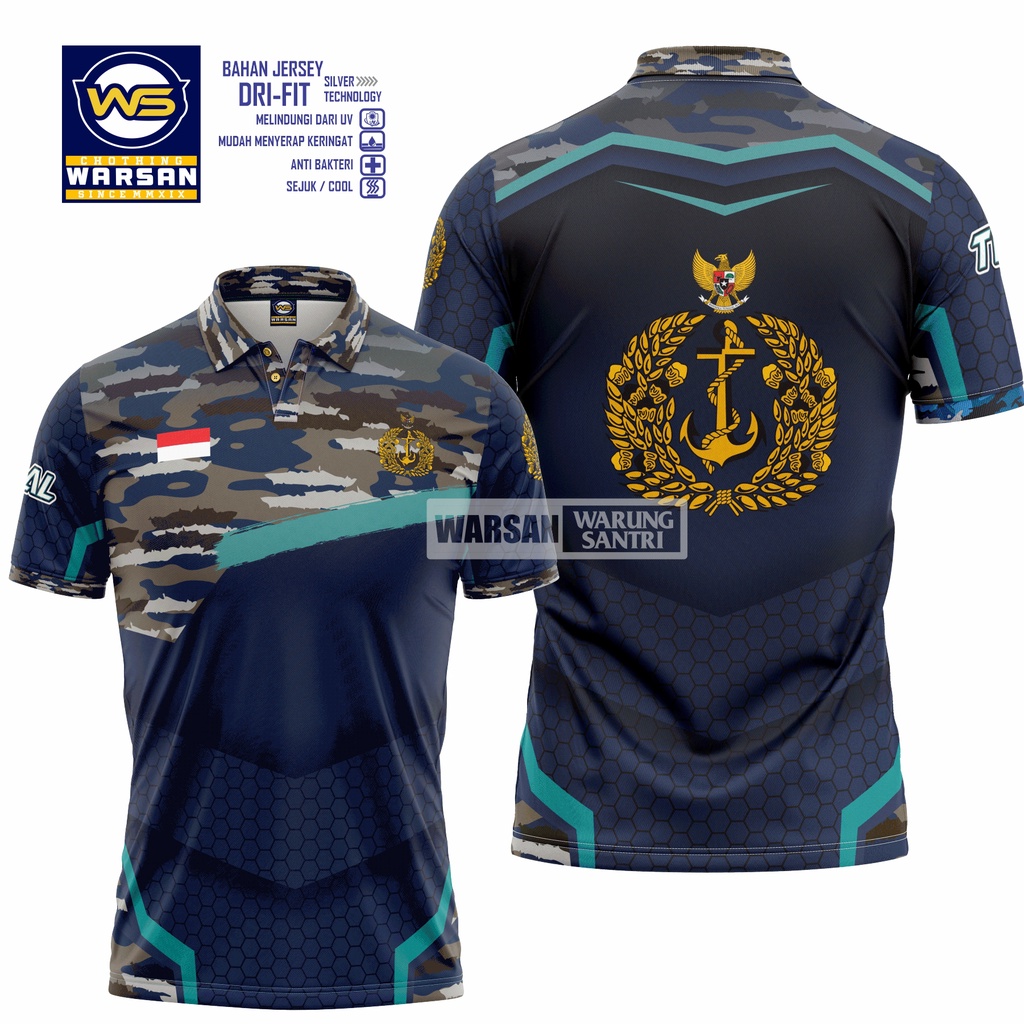 WANGKI TNI ANGKATAN LAUT / KAOS POLO TNI AL /JERSEY TNI ANGKATAN LAUT /JERSEY TNI ANGKATAN LAUT
