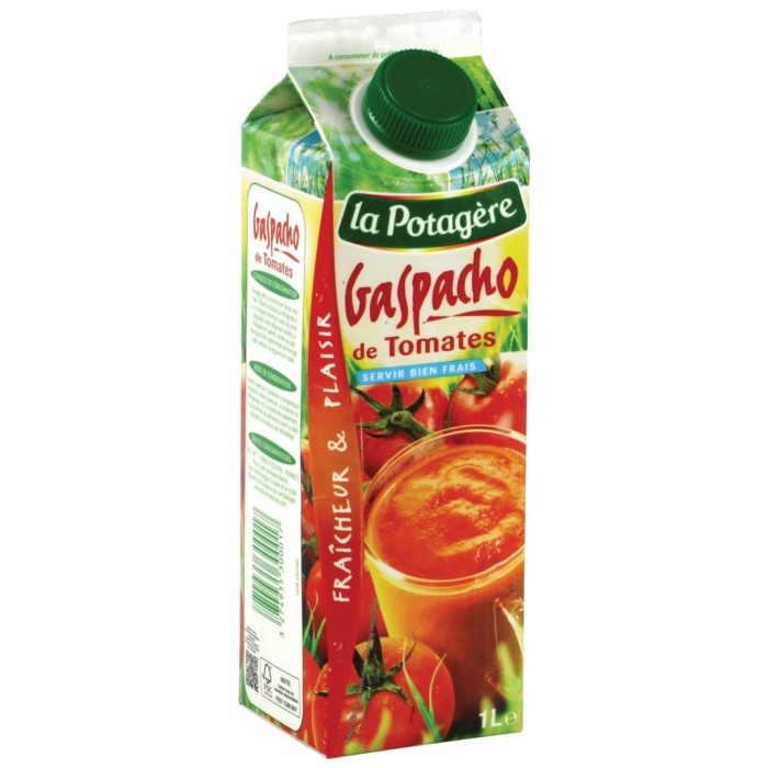 

La Potagere Tomato Gaspacho Soup 1lt