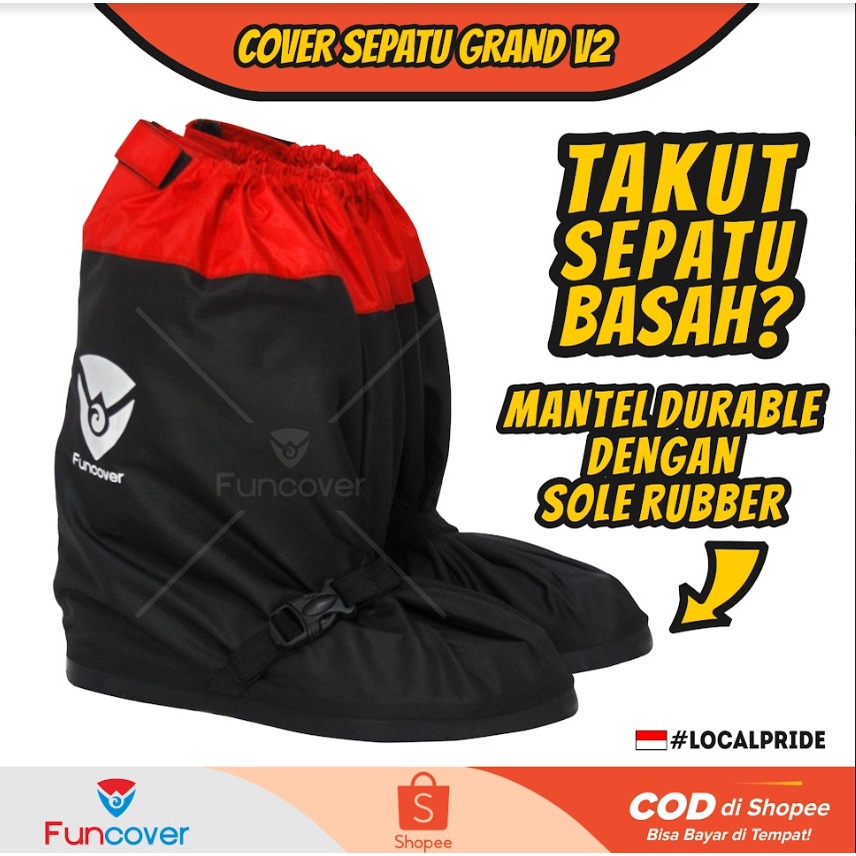 Cover Shoes Grand Funcover V2 Jas Sepatu V 2.0 New 2016 Cosh R Karet