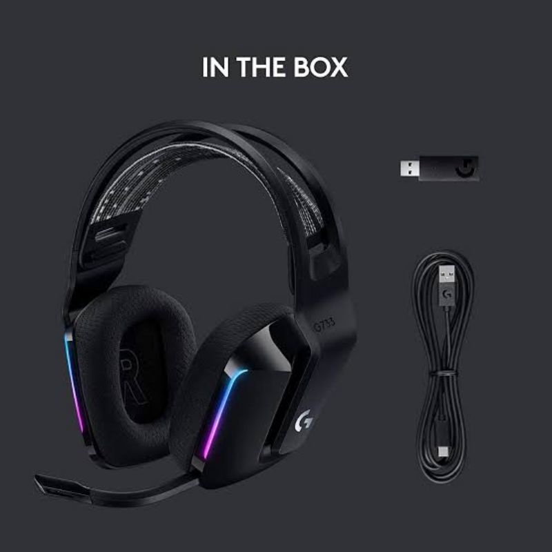 Logitech G733 Lightspeed Wireless RGB 7.1 SURROUND Gaming Headset Original