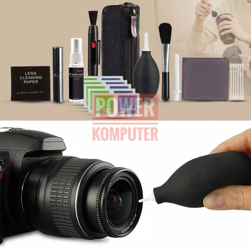 19Pcs Camera Cleaner Kit DSLR Lens Digital Camera Sensor Cleaning Kit for Sony Fujifilm Nikon Canon DV Cameras Clean Set 19 in 1
