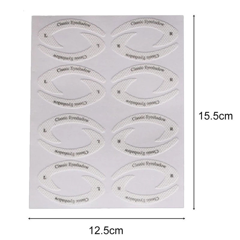 [4Pcs/ Pack Non-woven Eyeliner Template Stickers] [ Eyeliner Stencils Drawing Card] [ Eyeliner Defining Makeup Tools]