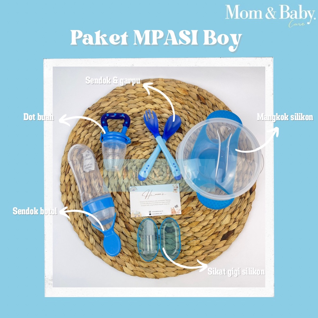 Hampers Baby Paket Mpasi Kado Bayi Feeding Set Laki Laki Perempuan Kado Bayi Peralatan MPASI alat makan bayi mangkok sendok baby feeder celemek bib hampers bayi premium unisex