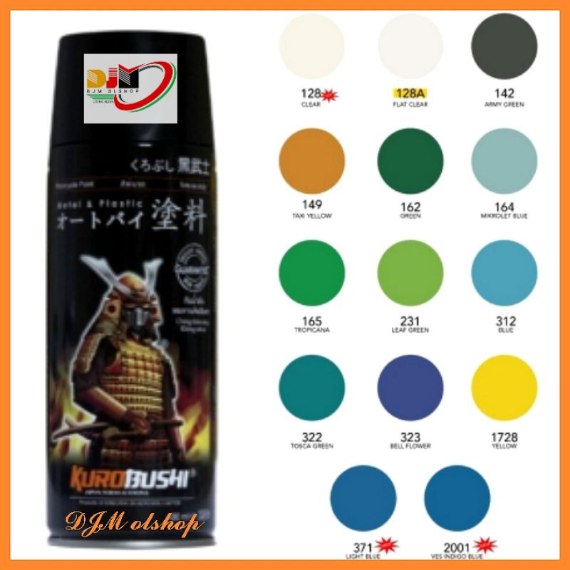 Cat Samurai Paint Standard Colours