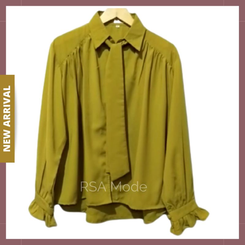 Baju Atasan Blouse Wanita Muslim Busui Korean Style Polos Basic S, M, L, XL, XXL, XXXL, 4L, 5L, LD 90, 94, 98, 104, 110, 120, 130, 140 Jumbo Bigsize Sizeplus-2