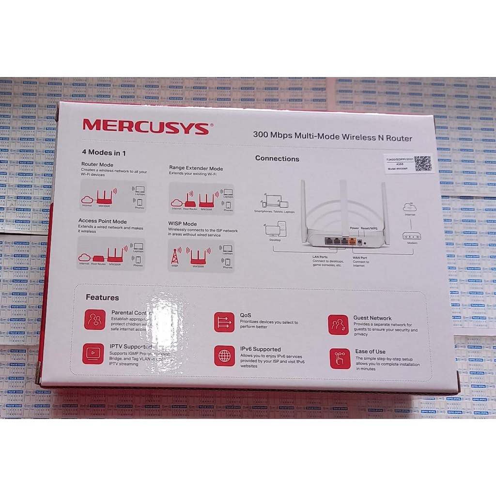 Mercusys MW306R  Wireless N Router 300Mbps