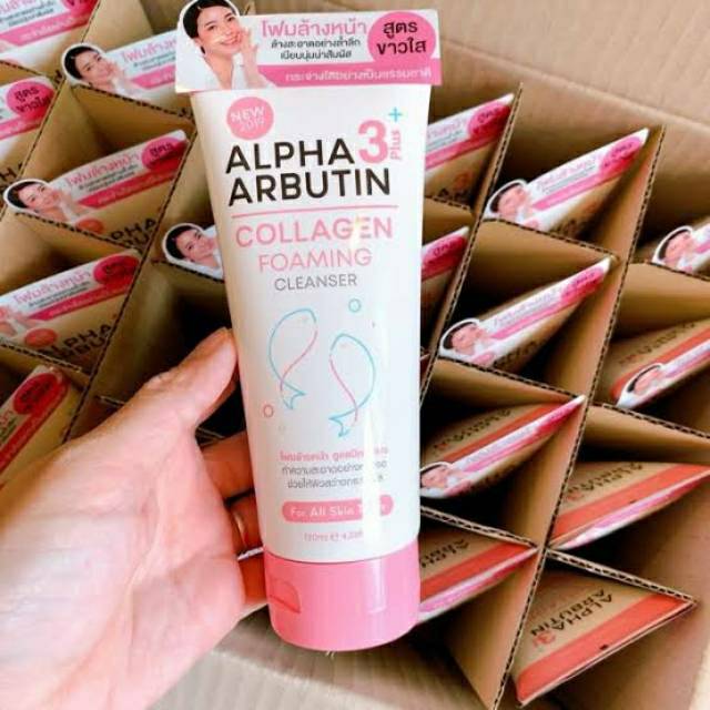 PRECIOUS SKIN BPOM ALPHA ARBUTIN 3+++ COLLAGEN FOAMING FACE CLEANSER