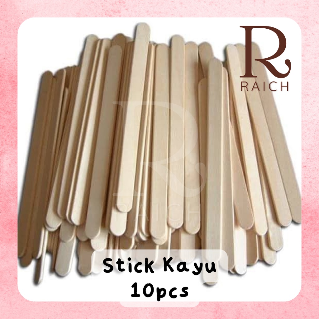 Stick Kayu 10pcs Wood Stik Candle Penyangga Lilin