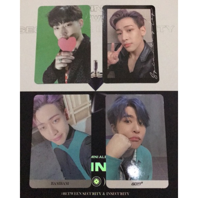 Official GOT7 Spinning Top Photocard JB Bambam Youngjae