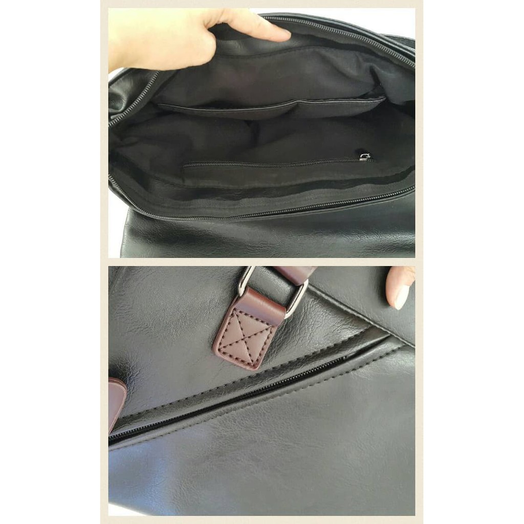 Tas selempang pria ISHIYA-DEXTER impor kulit leather