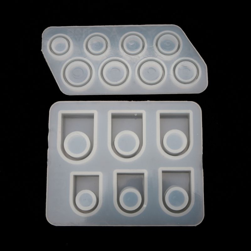 SIY  2Pcs Handmade All Sizes US Size 5-12 Silicone Ring Resin Molds Kit Jewelry Tools