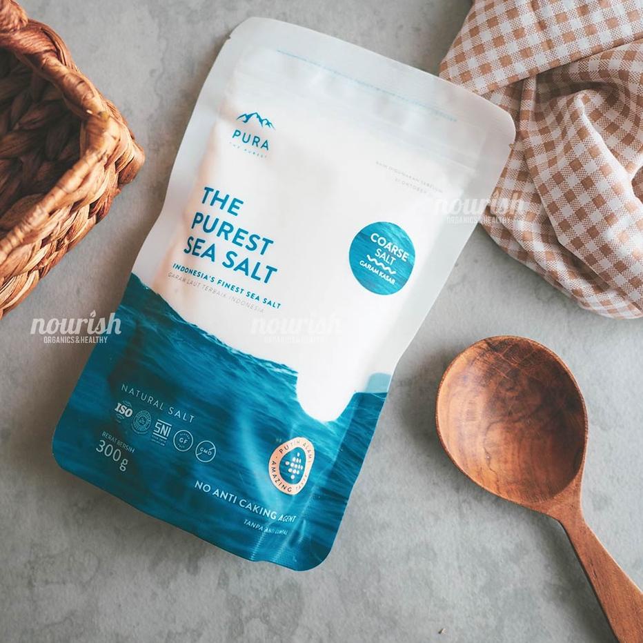 

Model Baru Pura Purest Sea Salt Coarse 300gr Garam Laut Natural .,