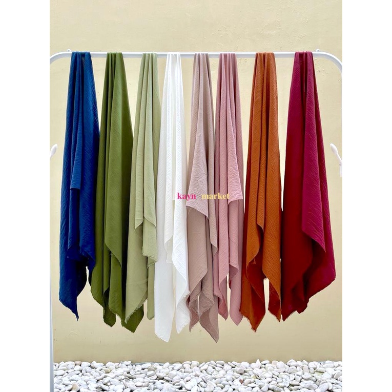 1/2 Meter Kain CEY AIRFLOW CRINKLE Stretch Premium Grade A Meter Roll Grosir Ecer Fabric Textile Nav