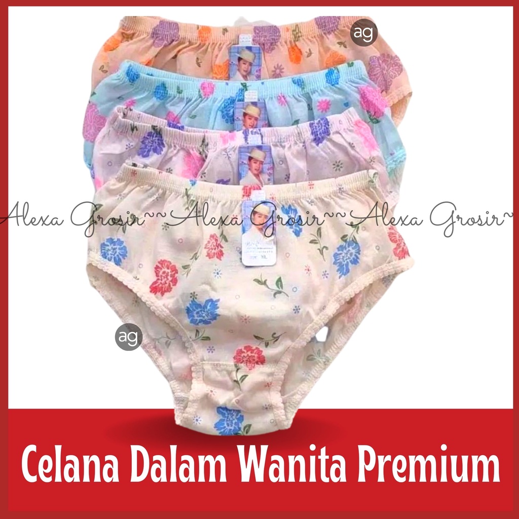 CD wanita murah M L XL 3L 4L celana dalam wanita murah katun adem //alexa