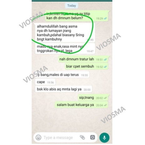 VIOSMA OBAT SEMUA GANGGUAN PERNAPASAN Terlaris Herbal Alami Ampuh Mujarab Cepat sekali menghilangkan batuk dan sesak nafas karena bronkitis, pneumonia, asma, sinusitis dan penyakit paru lainnya-4