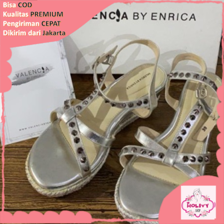Valencia by Enrica silver cosmic wedges