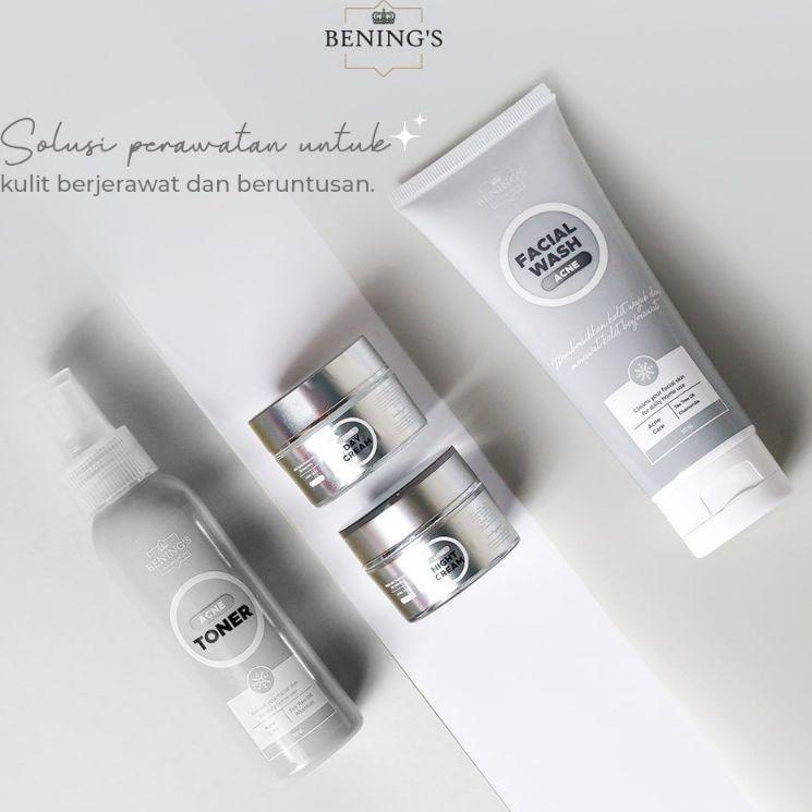 BENING SKINCARE DR OKY PRATAMA PAKET ACNE/BENINGS CLINIC/BENING SKINCARE/PAKET KECANTIKAN