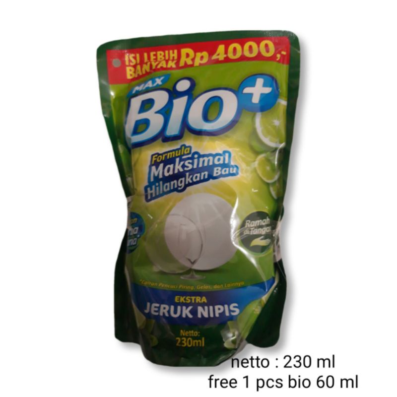 sabun cuci piring bio plus 230 ml