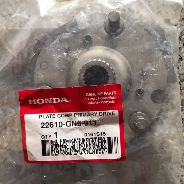 Plat kampas Honda Grand 22610 GN5 911 Plate Comp Primary