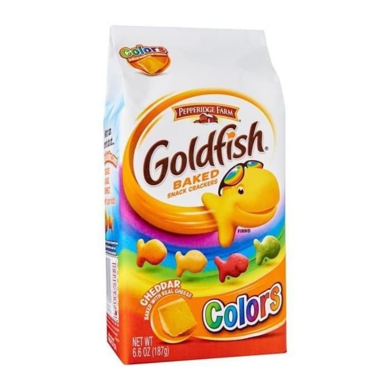 

PEPPERIDGE FARM GOLDFISH BAKED CRACKERS COLORS 187GR