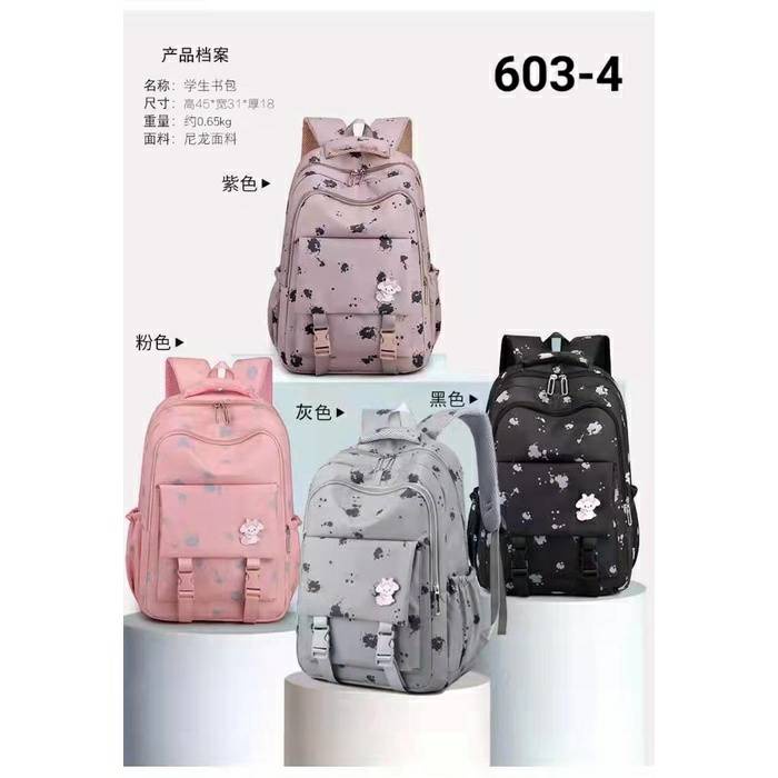 BEST SELLER Klub New Arrival - Tas Ransel canvas IAC Backpack Up to 16 inch - Tas Ransel Tas Wanita Daypack